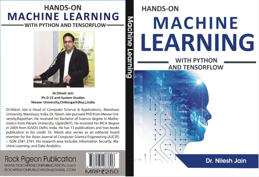 HANDS-ON MACHINE LEARNING WITH PYTHON AND TENSORFLOW – Mandsaur University