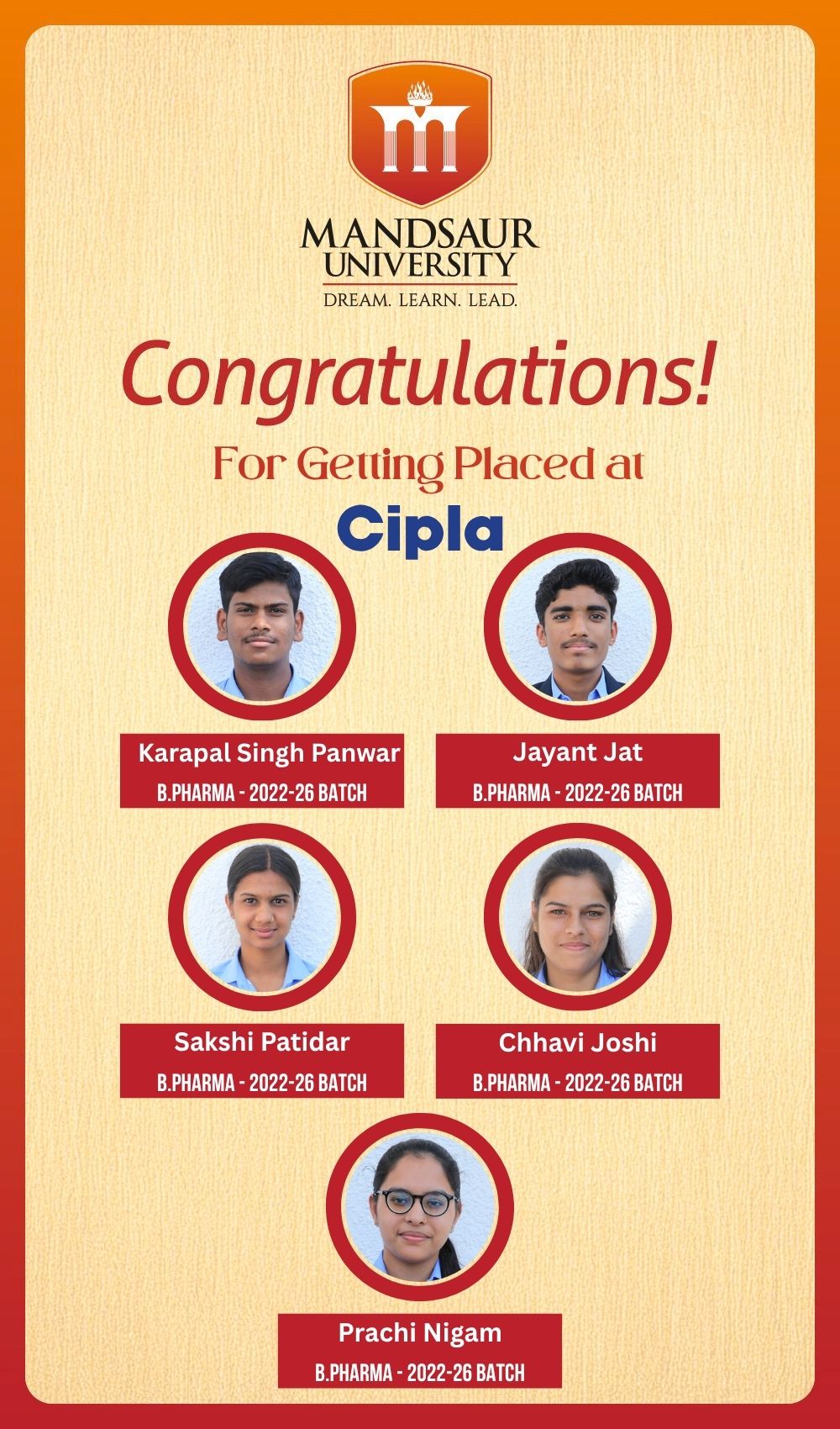 Cipla Placement Poster