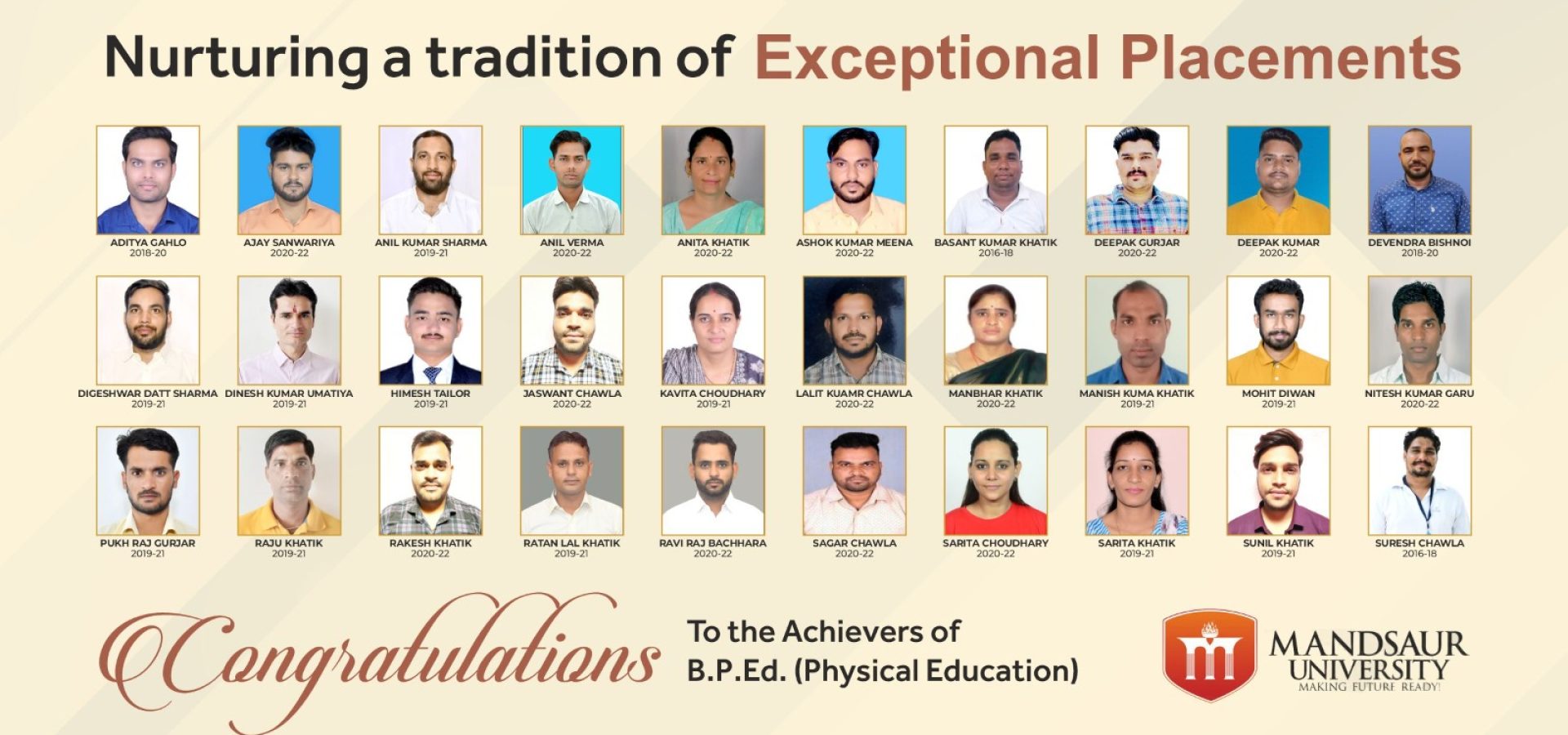 Physical Education Banner