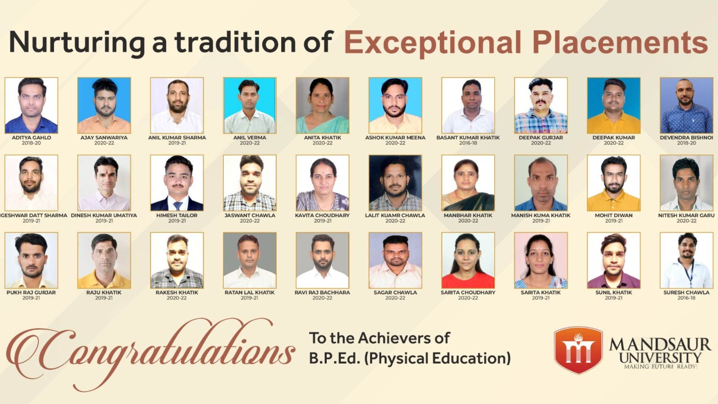 Physical Education Banner