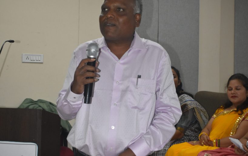 Suresh Babu address to Participants